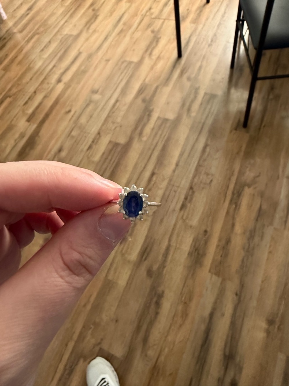 Kay Jewelers Silver Sapphire Ring